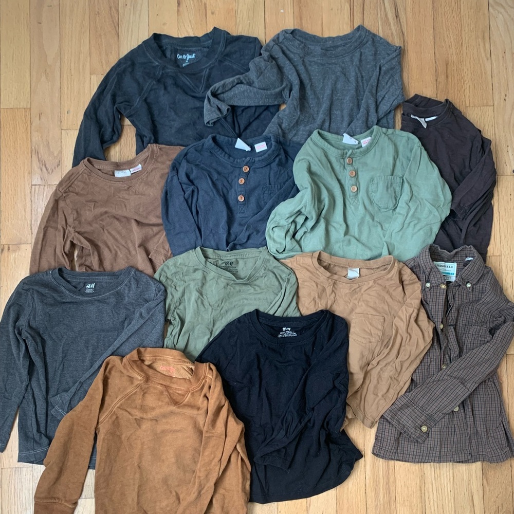 3-4 T boys long sleeve Lot